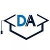 Debug Academy logo: Graduation cap with letters D A